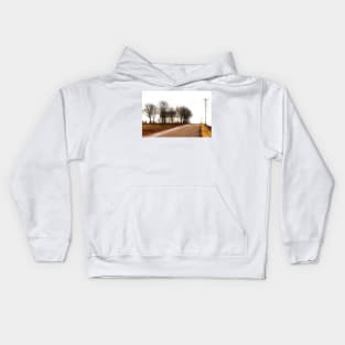 Foggy Country Church 1 Kids Hoodie